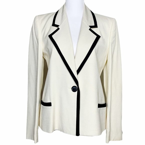 Christian Dior Vintage Suit Linen Blazer Size 6